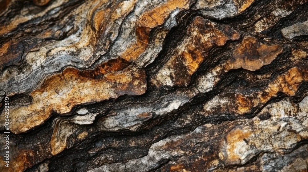 Layers of rough, weathered bark reveal the rich textures and earthy colors of nature. The surface tells the story of years spent enduring the elements in a serene forest. Layers of rough, weathered bark reveal the rich textures and earthy colors of nature. The surface tells the story of years spent enduring the elements in a serene forest.