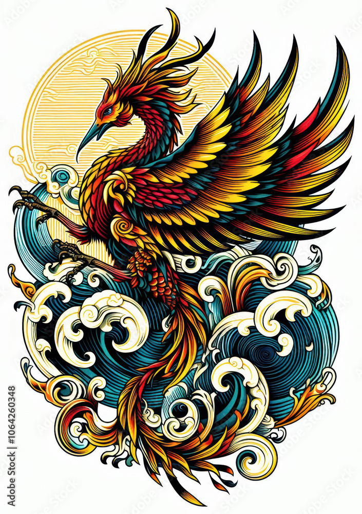 TRIBAL TATOO トライバル タトゥ 鳳凰 Phoenix TRIBAL TATOO トライバル タトゥ 鳳凰 Phoenix