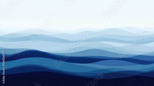 Clean, simple blue gradient background, ideal for presentations, transitioning from light sky blue to navy.