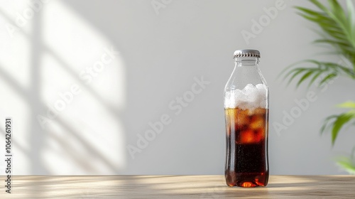 An empty scene featuring blank mockup template (Soft Drink Selection for National Fast Food Day), 