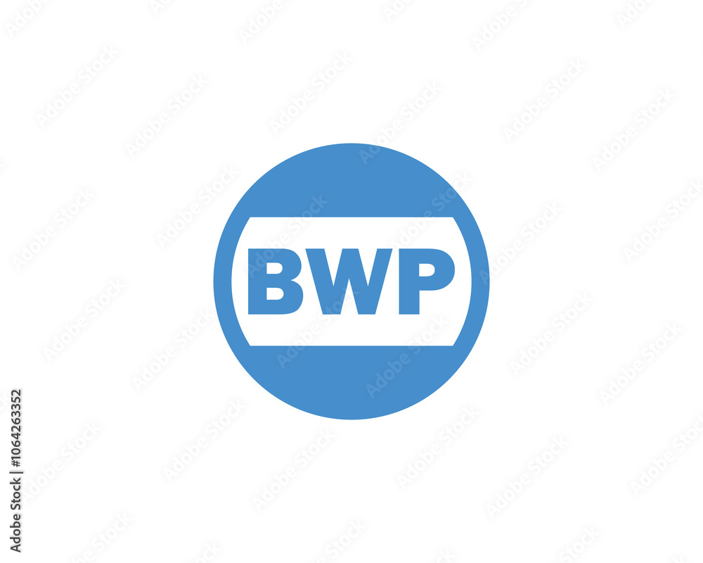 BWP logo design vector template. BWP BWP logo design vector template. BWP