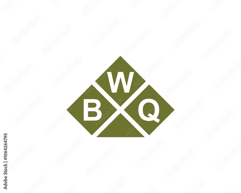 BWQ logo design vector template. BWQ BWQ logo design vector template. BWQ