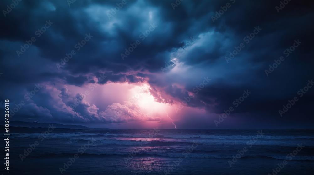Dark and ominous clouds loom above a vast field as dusk approaches, signaling the possibility of a thunderstorm on the horizon. The atmosphere feels tense and dramatic. Dark and ominous clouds loom above a vast field as dusk approaches, signaling the possibility of a thunderstorm on the horizon. The atmosphere feels tense and dramatic.
