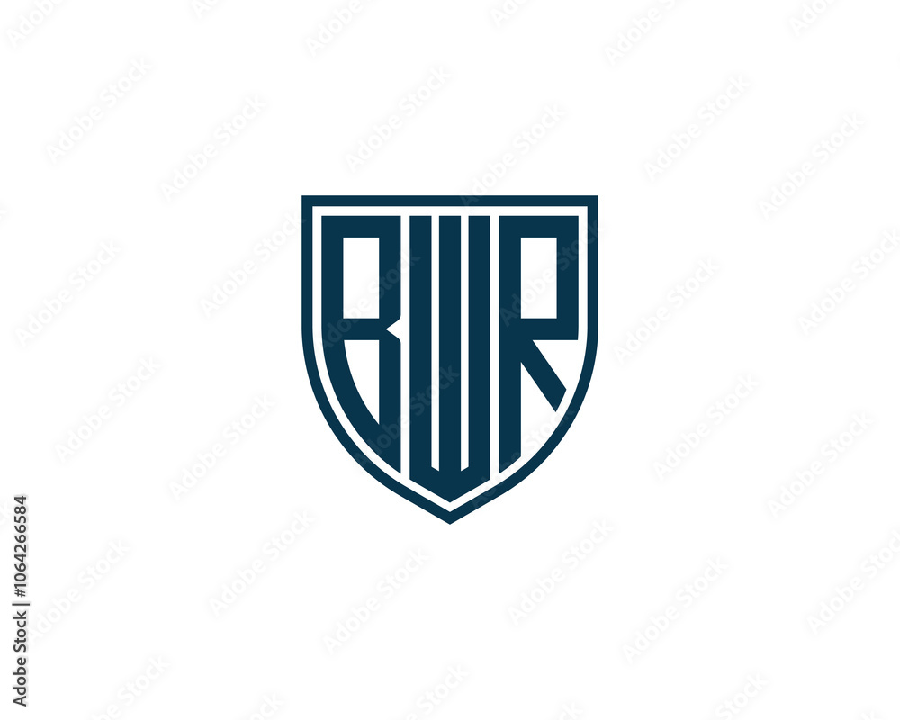 BWR logo design vector template. BWR BWR logo design vector template. BWR