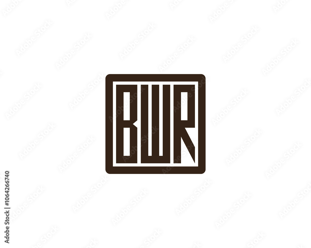 BWR logo design vector template. BWR BWR logo design vector template. BWR