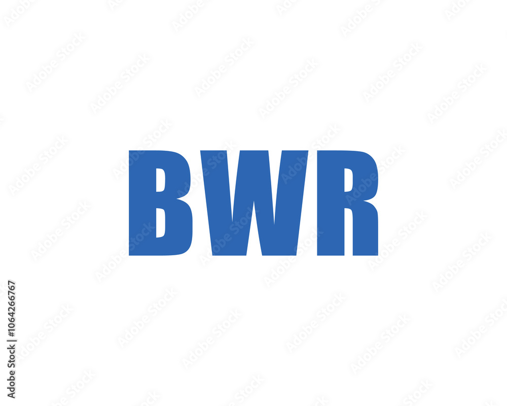 BWR logo design vector template. BWR BWR logo design vector template. BWR