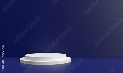 Blue gradient white grey podium circle round step stand showcase exhibition studio stage empty blank copy space modern display product advertisement sale marketing buy customer martin luther king jr 