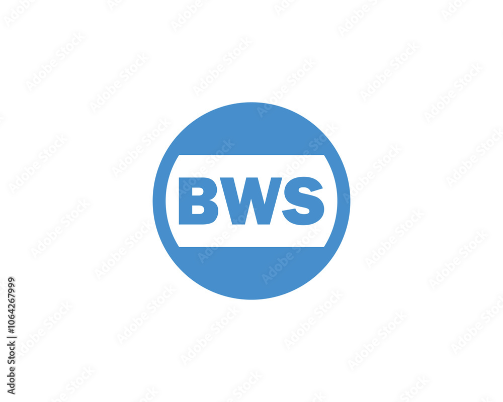 BWS logo design vector template. BWS BWS logo design vector template. BWS