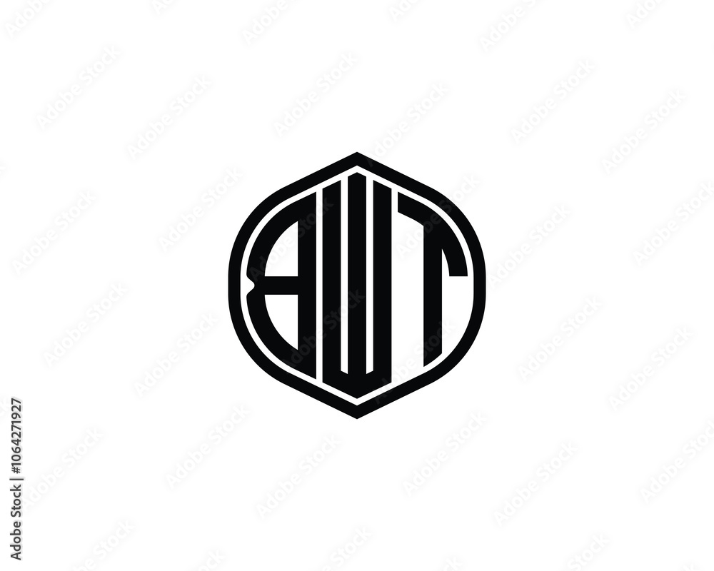 BWT Logo design vector template. BWT