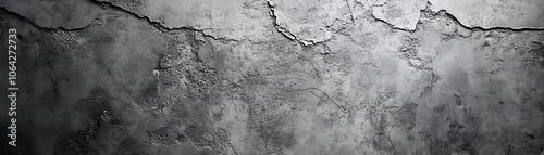 Panel kuchenny z motywem Cracked and Textured Grey Concrete Wall