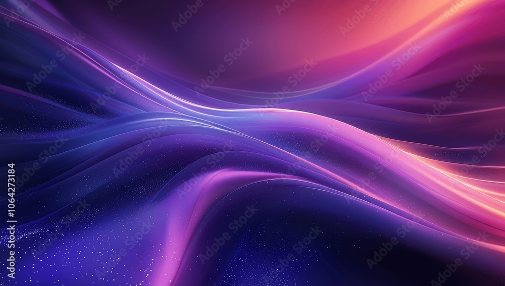 Elegant Abstract Neon Waves Elegant Abstract Neon Waves
