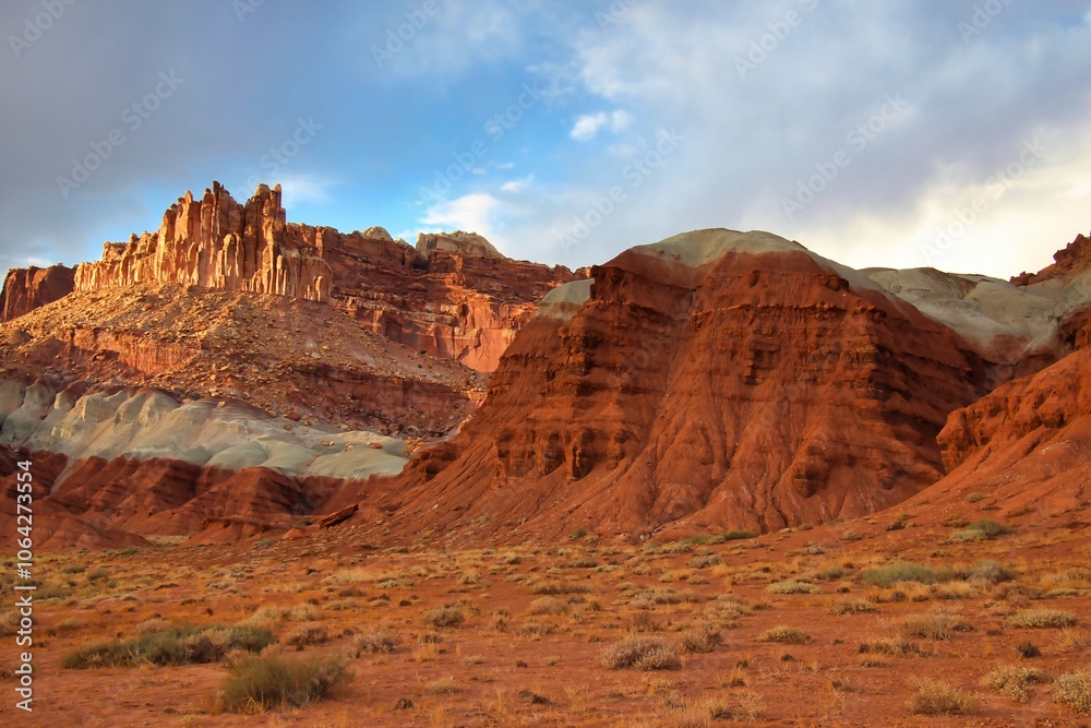 Sunset Point in Capitol Reef National Park in Utah. Sunset Point in Capitol Reef National Park in Utah.