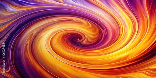 vivid abstract background swirl of orange yellow and purple