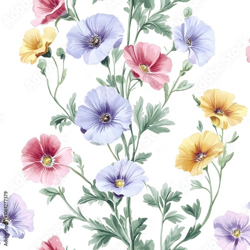 Watercolor Floral Pattern