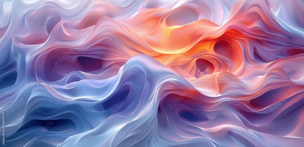 Pastel Colorful Curves and Swirls Abstract Background Pastel Colorful Curves and Swirls Abstract Background