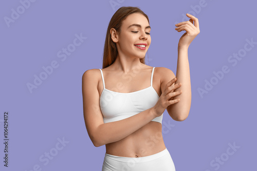 Beautiful young happy woman...