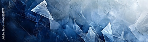 Wallpaper Mural Abstract Blue Ice Crystal Texture Torontodigital.ca