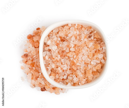 Bowl with pink Himalayan sa...