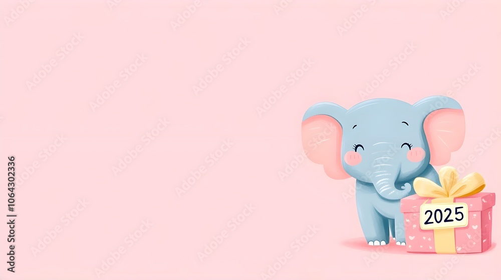 Cute Elephant Gift 2025 Cute Elephant Gift 2025
