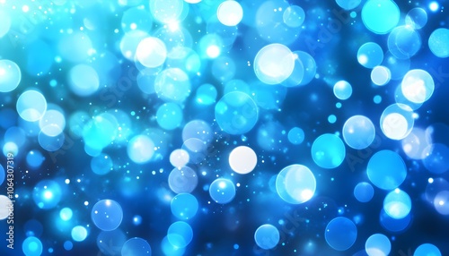 Blue Bokeh Background