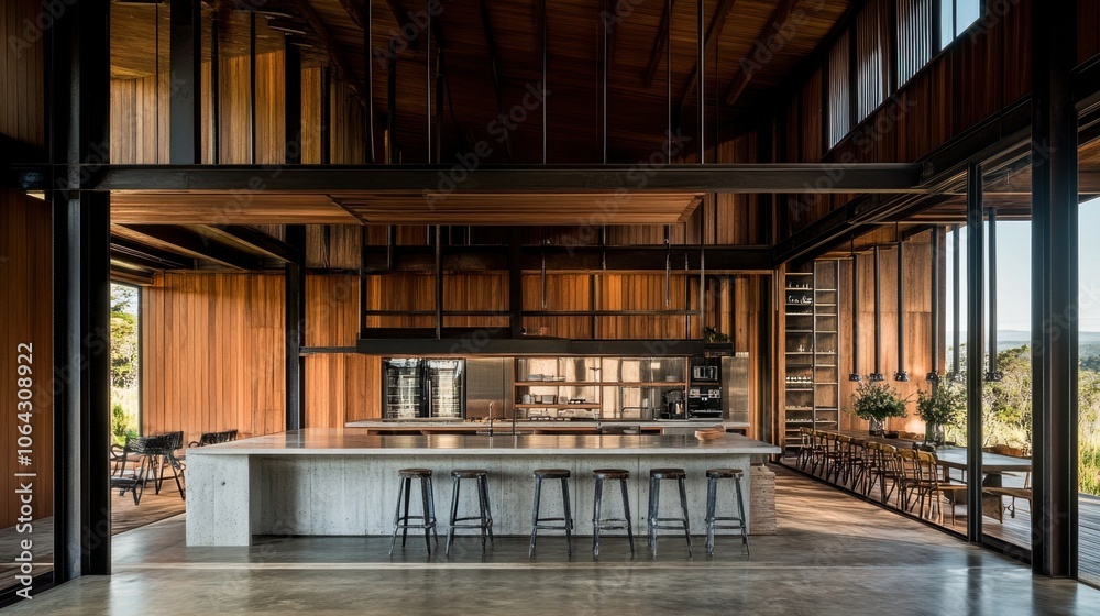 Modern Open-Concept Kitchen Interior Design Modern Open-Concept Kitchen Interior Design
