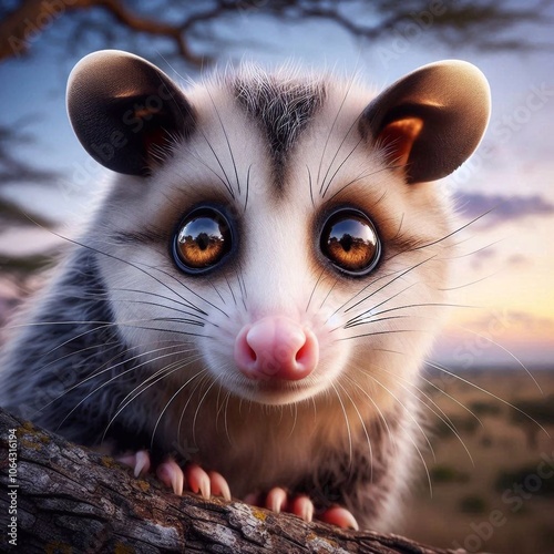 Opossum Portrait photo