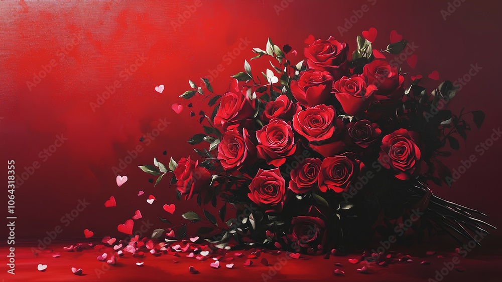 red rose petals red rose petals