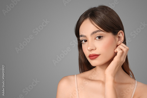 Young woman with beautiful ...