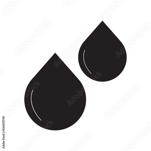 rain drop and water drop icon, inks drop, oil drop, drip liquid, milk and drink climate, tear drops icon vector illustration.