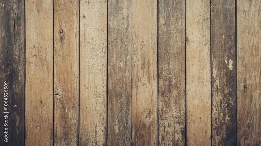 Fototapeta premium Rustic brown wooden wall texture background, highresolution wood grain pattern for design projects