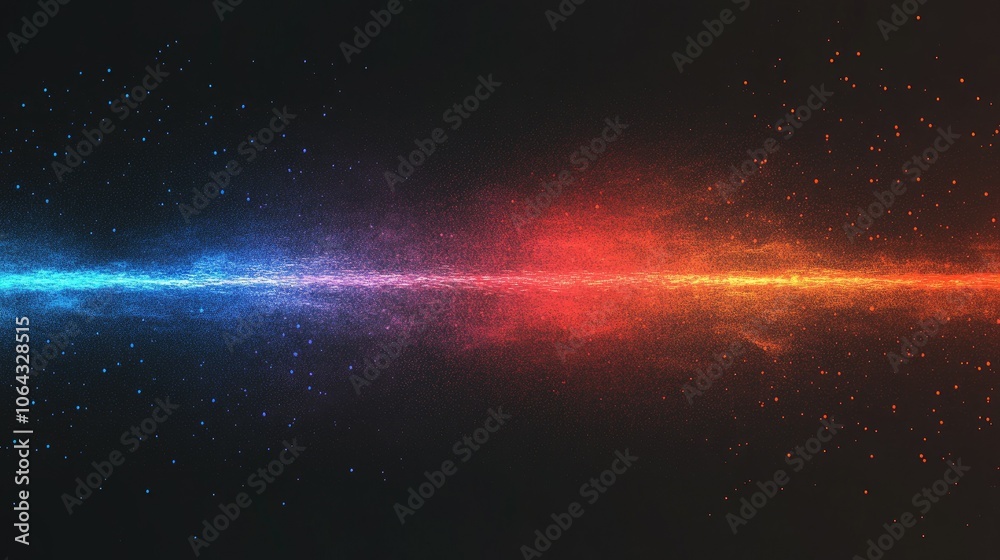 Obraz premium Vibrant Abstract Cosmic Background with Color Gradient