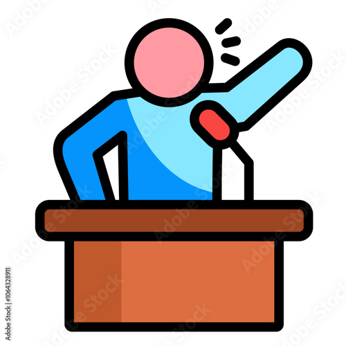 Public Speaking Icon