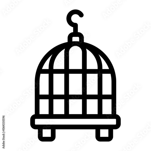 Bird Feeders Line Icon