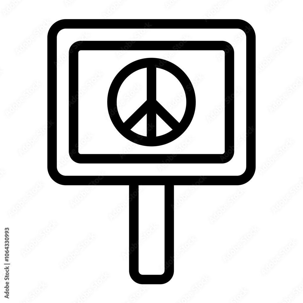 Board Peace Line Icon