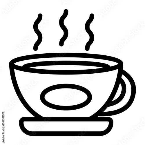 Cup Coffee Line Icon