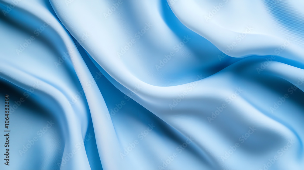 Soft and smooth light blue fabric texture with elegant folds, ideal for backgrounds or fashion designs. Soft and smooth light blue fabric texture with elegant folds, ideal for backgrounds or fashion designs.