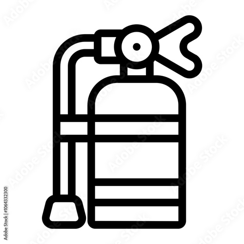 Fire Extinguisher Line Icon