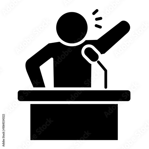 Public Speaking Icon