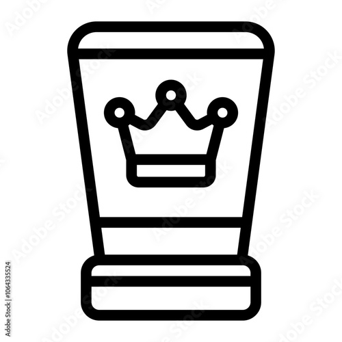Skincare Merchandise Line Icon