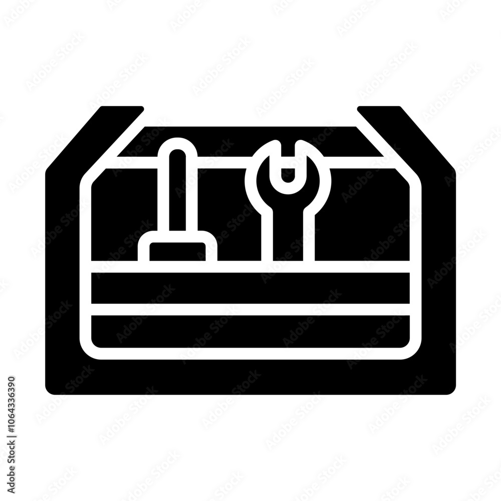 Tool Box Solid Icon