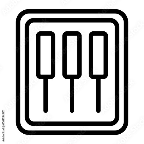 Tools Acupuncture Line Icon