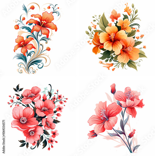 flower orchid flower lotus flower cactus flower watercolor flower hibiscus flower daisy flower passion flower