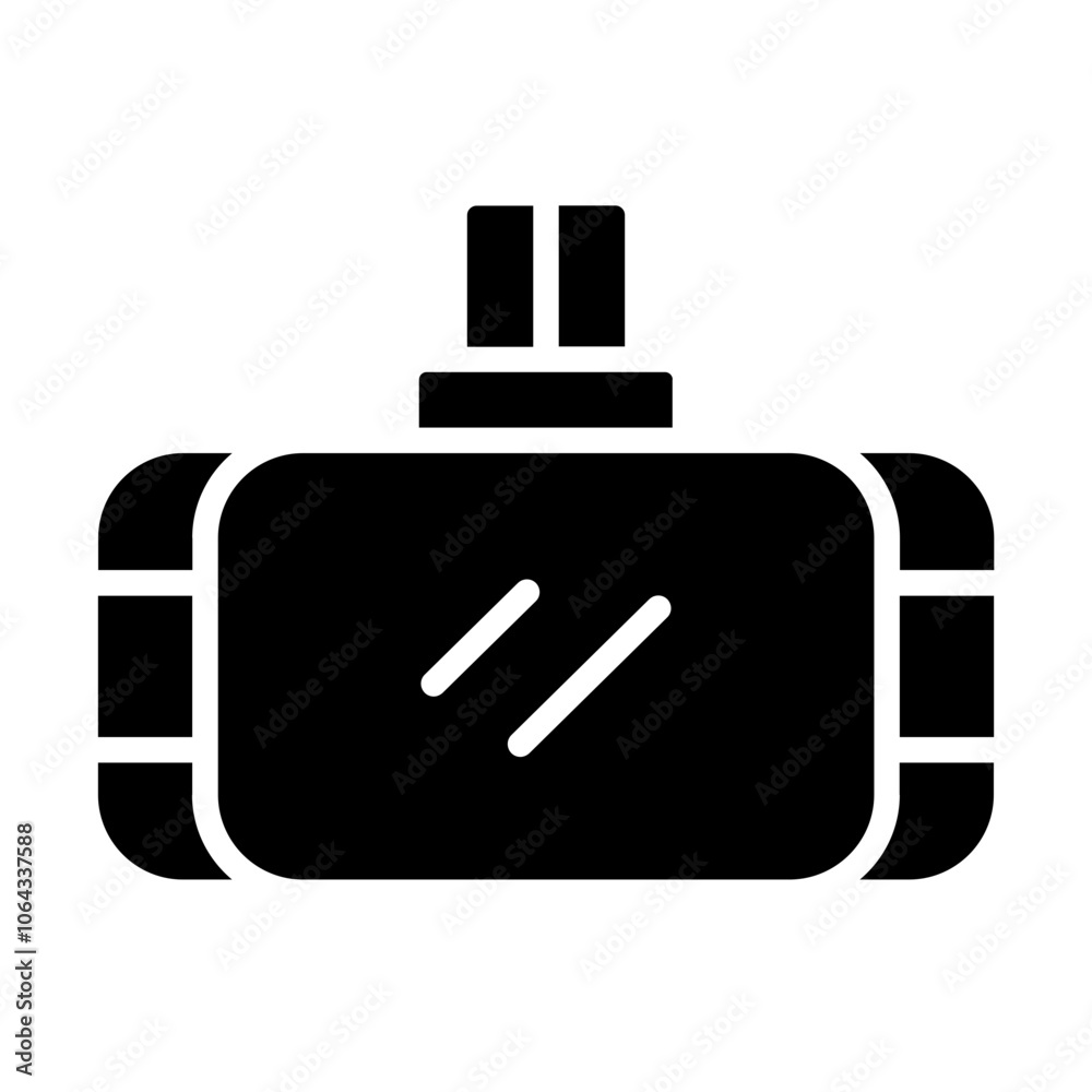 Obraz premium VR Headset Solid Icon