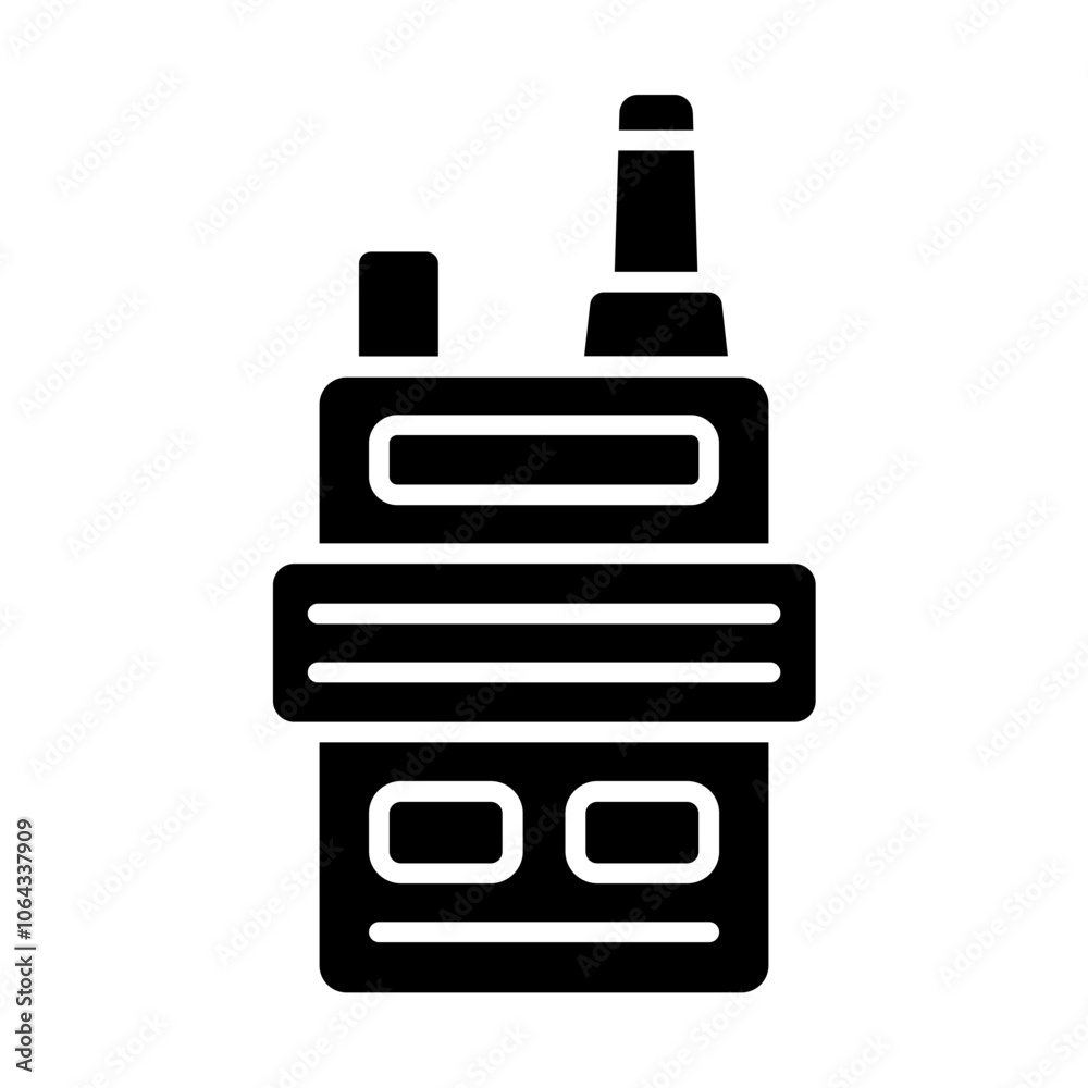 Walkie Talkie Solid Icon Walkie Talkie Solid Icon