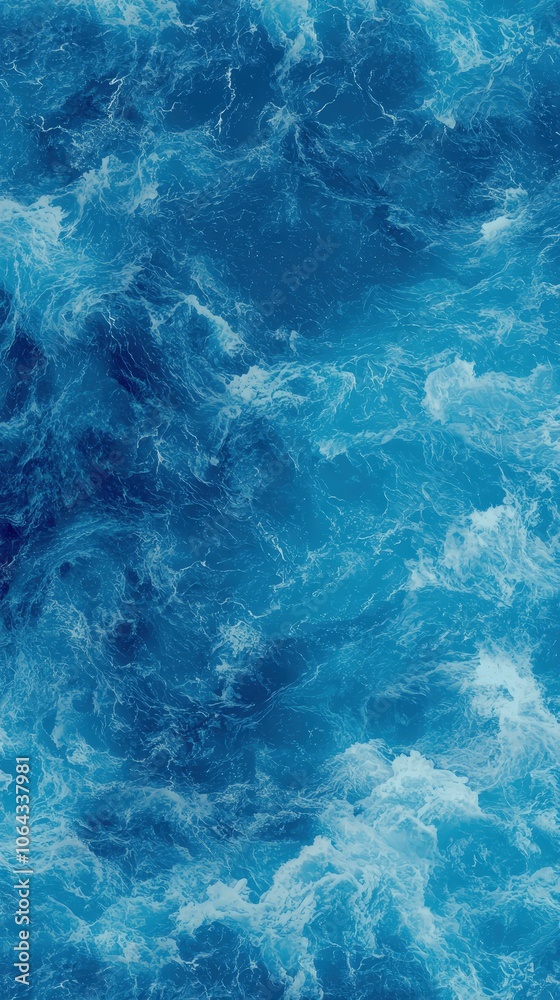 Abstract Blue Ocean Water Texture Background Ocean Surface Abstract Blue Ocean Water Texture Background Ocean Surface