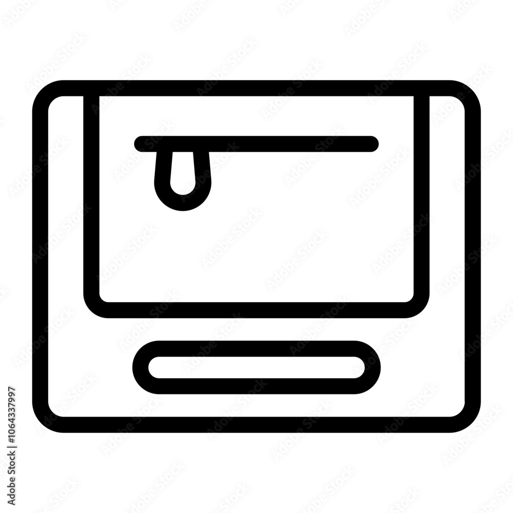 Wallet Line Icon Wallet Line Icon