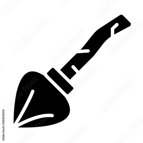 Wizard Broom Solid Icon