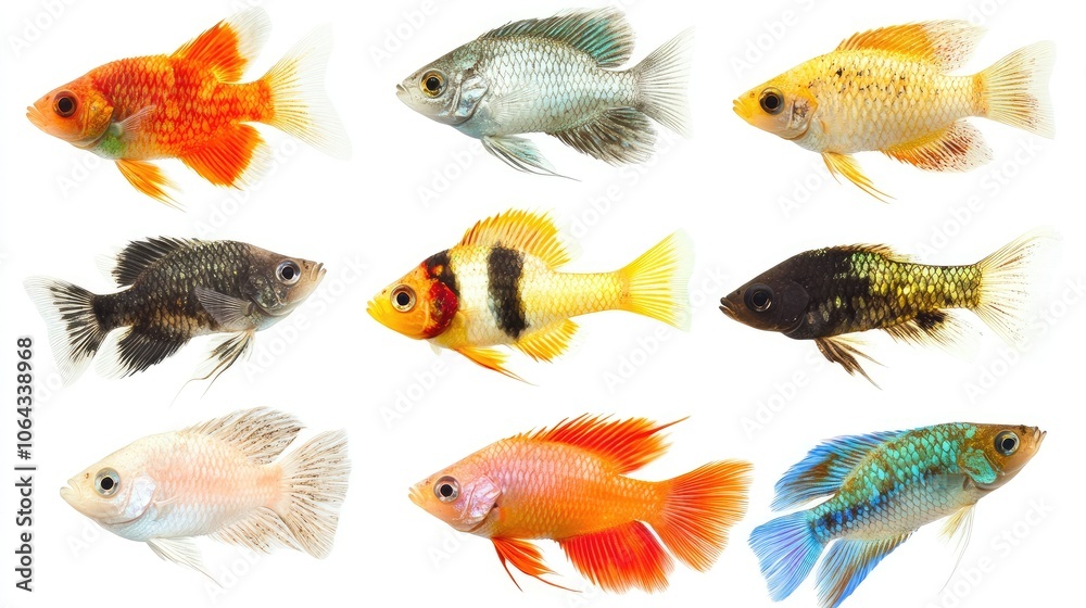 Colorful Collection of Freshwater Aquarium Fish Colorful Collection of Freshwater Aquarium Fish