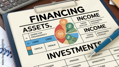 Financing assets and income investments with detailed analysis