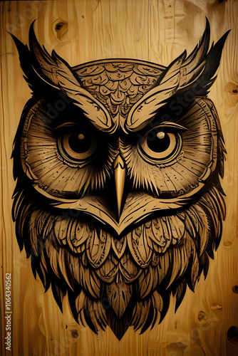 Owl face